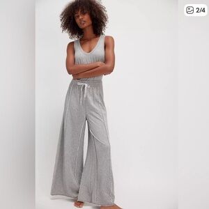 FREE PEOPLE | Worn Once  Wait A Minute Jumpsuit in Heather Grey